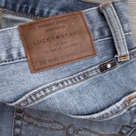 Lucky Brand Mens 181 Anto Relaxed Wash Stretch Denim Straight Jeans 31 x 30 - Picture 8 of 9